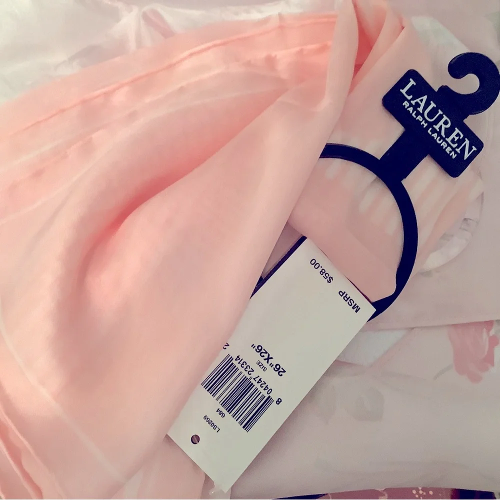 Last one Beautiful Ralph Lauren 100 percent silk scarf